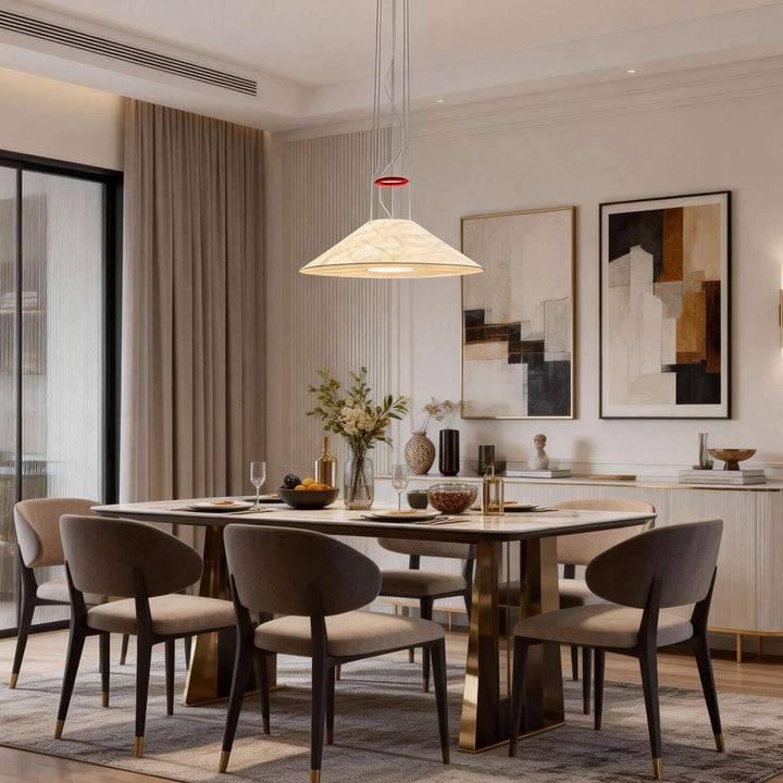 Velliora Pendant Lamp – Modern Creative Cone-shaped Paper Chandelier
