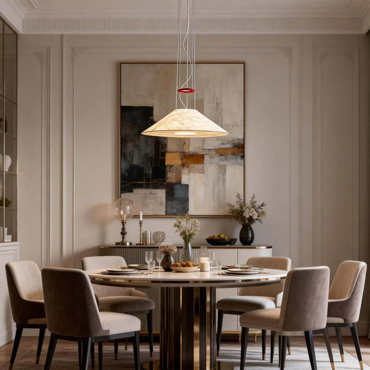 Velliora Pendant Lamp – Modern Creative Cone-shaped Paper Chandelier