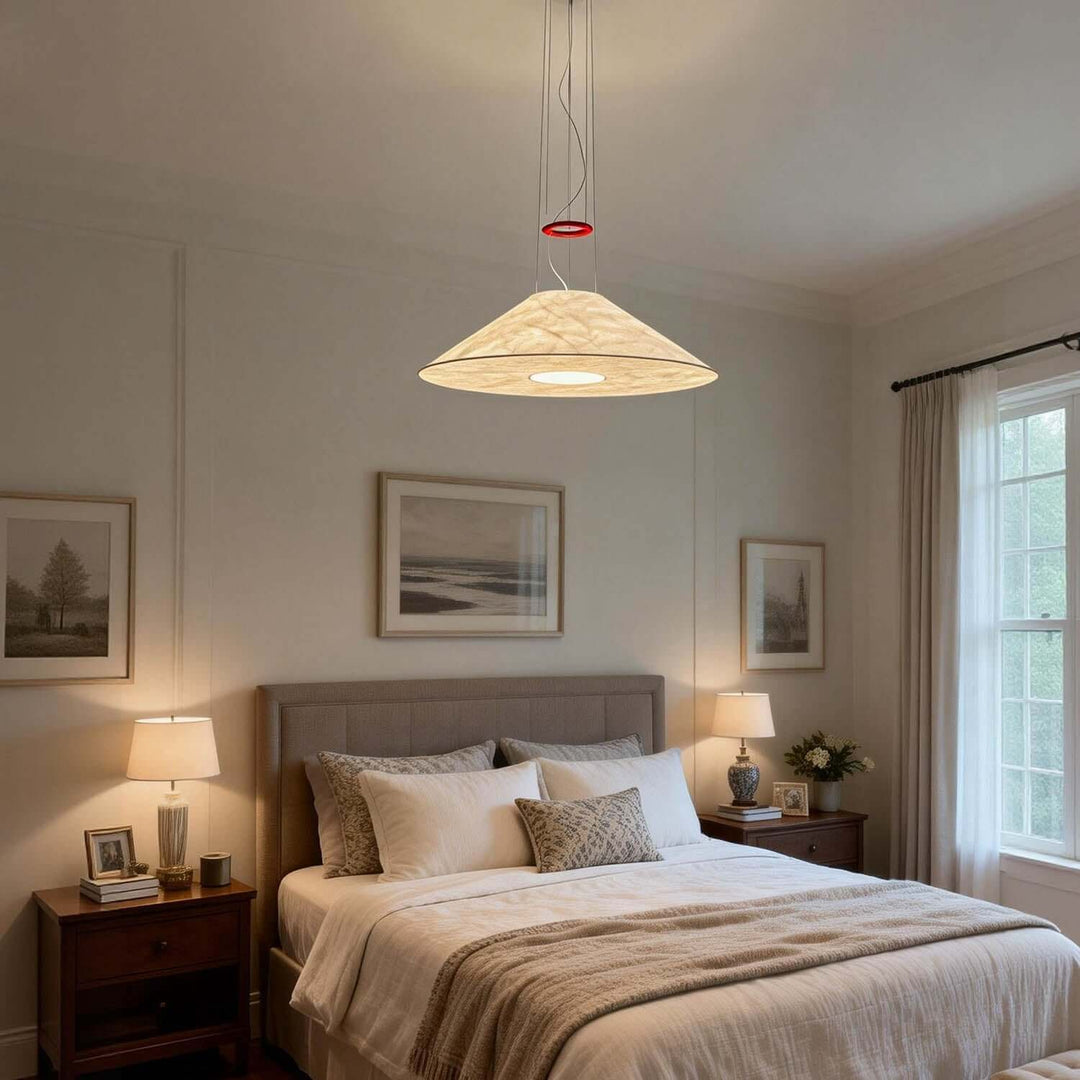 Velliora Pendant Lamp – Modern Creative Cone-shaped Paper Chandelier