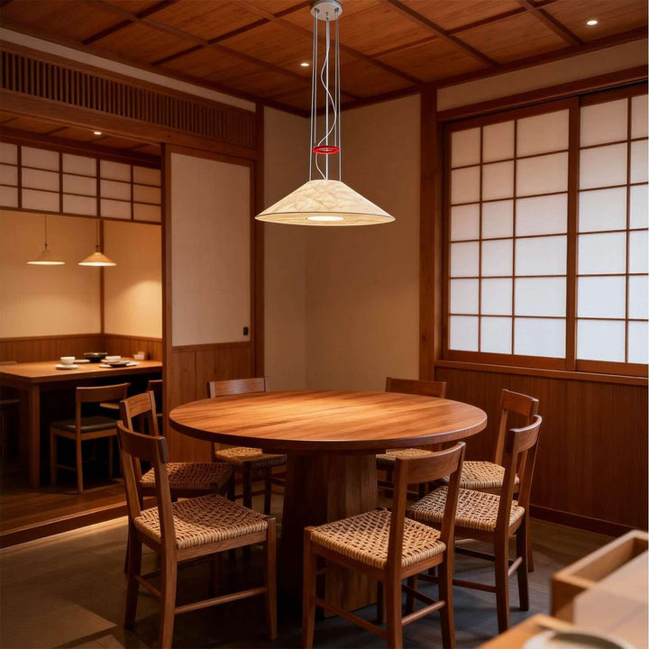 Velliora Pendant Lamp – Modern Creative Cone-shaped Paper Chandelier
