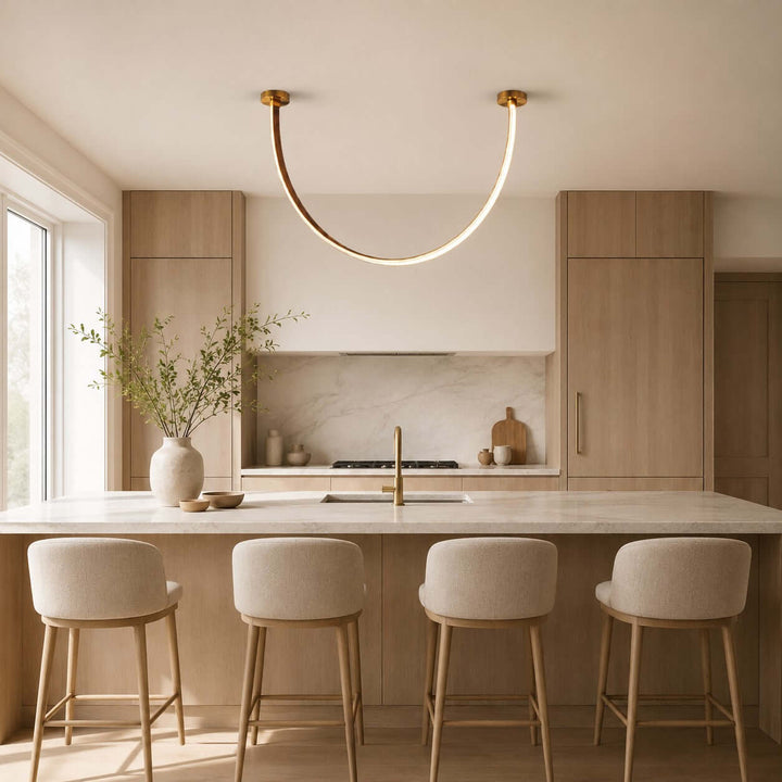 Velmara Chandelier - Modern Silicone Leather Dining Room Light | Vinlighting
