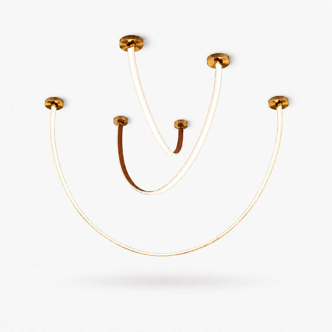 Velmara Chandelier - Modern Silicone Leather Dining Room Light | Vinlighting