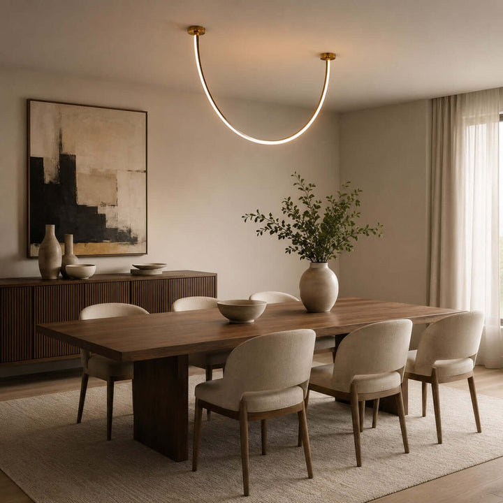 Velmara Chandelier - Modern Silicone Leather Dining Room Light | Vinlighting
