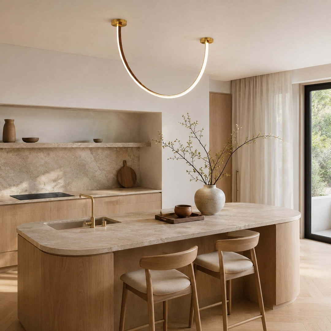 Velmara Chandelier - Modern Silicone Leather Dining Room Light | Vinlighting