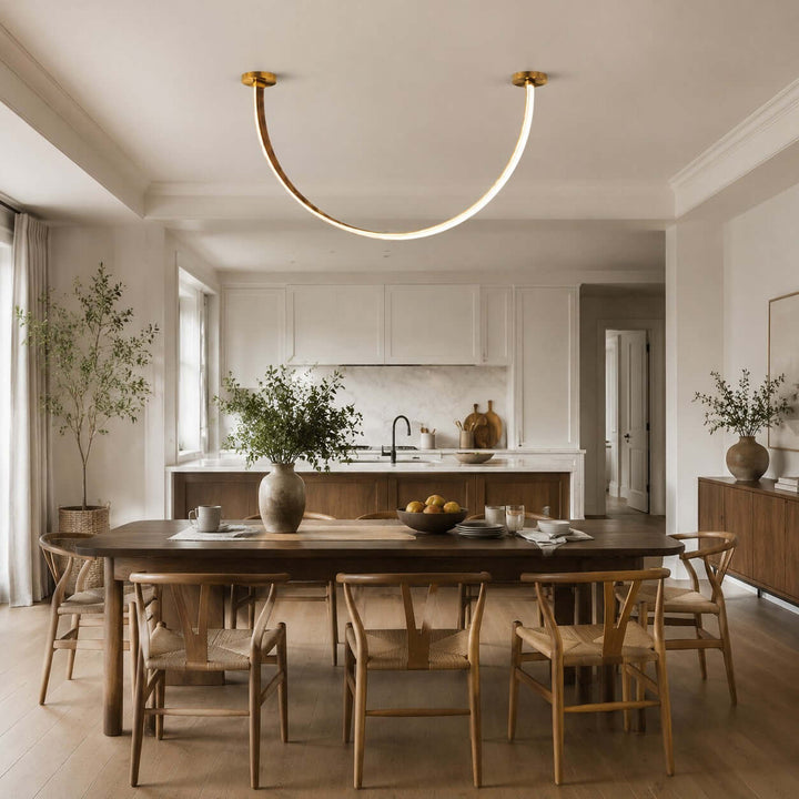 Velmara Chandelier - Modern Silicone Leather Dining Room Light | Vinlighting