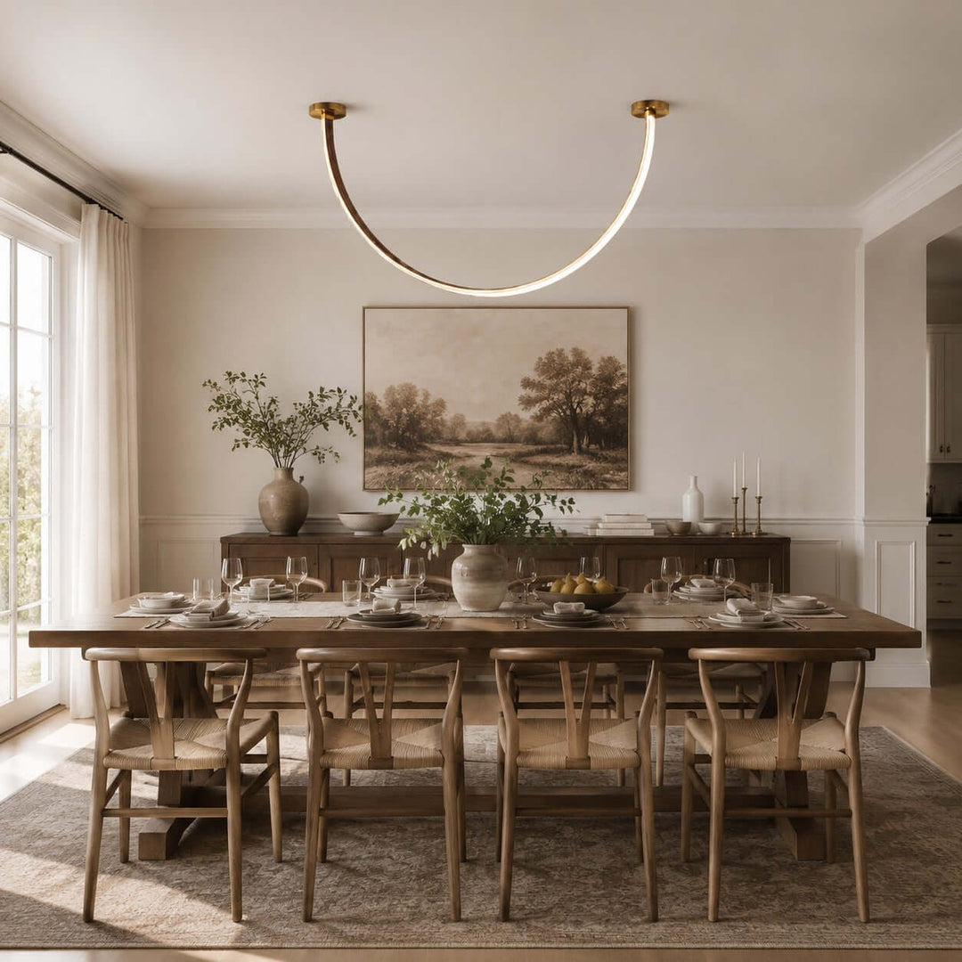 Velmara Chandelier - Modern Silicone Leather Dining Room Light | Vinlighting