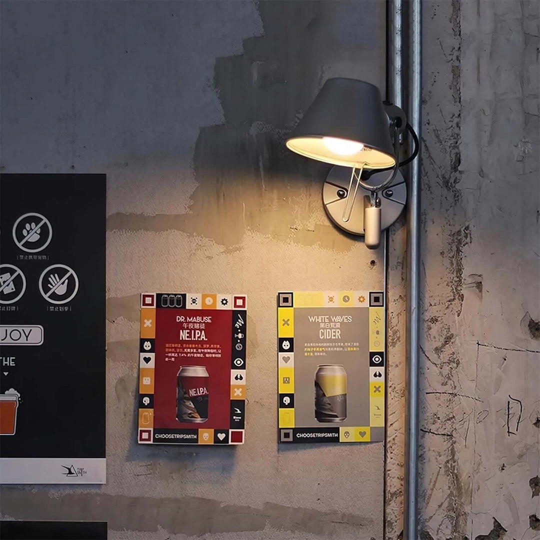 Velmoro Wall Sconce – Simple Industrial Adjustable Swing Arm