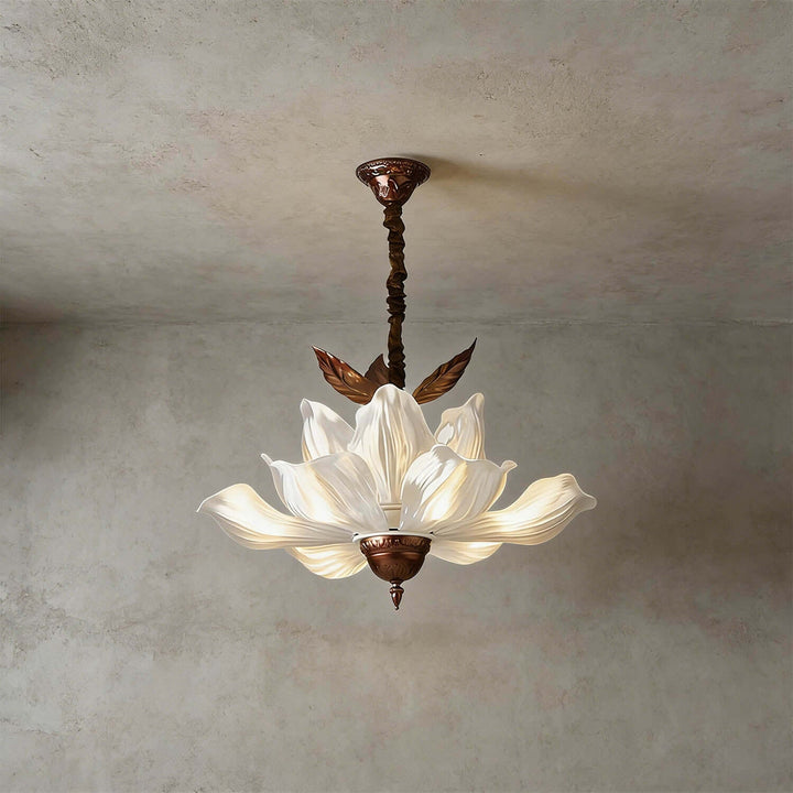Veltra Chandelier – French Creative Petal Acrylic Light
