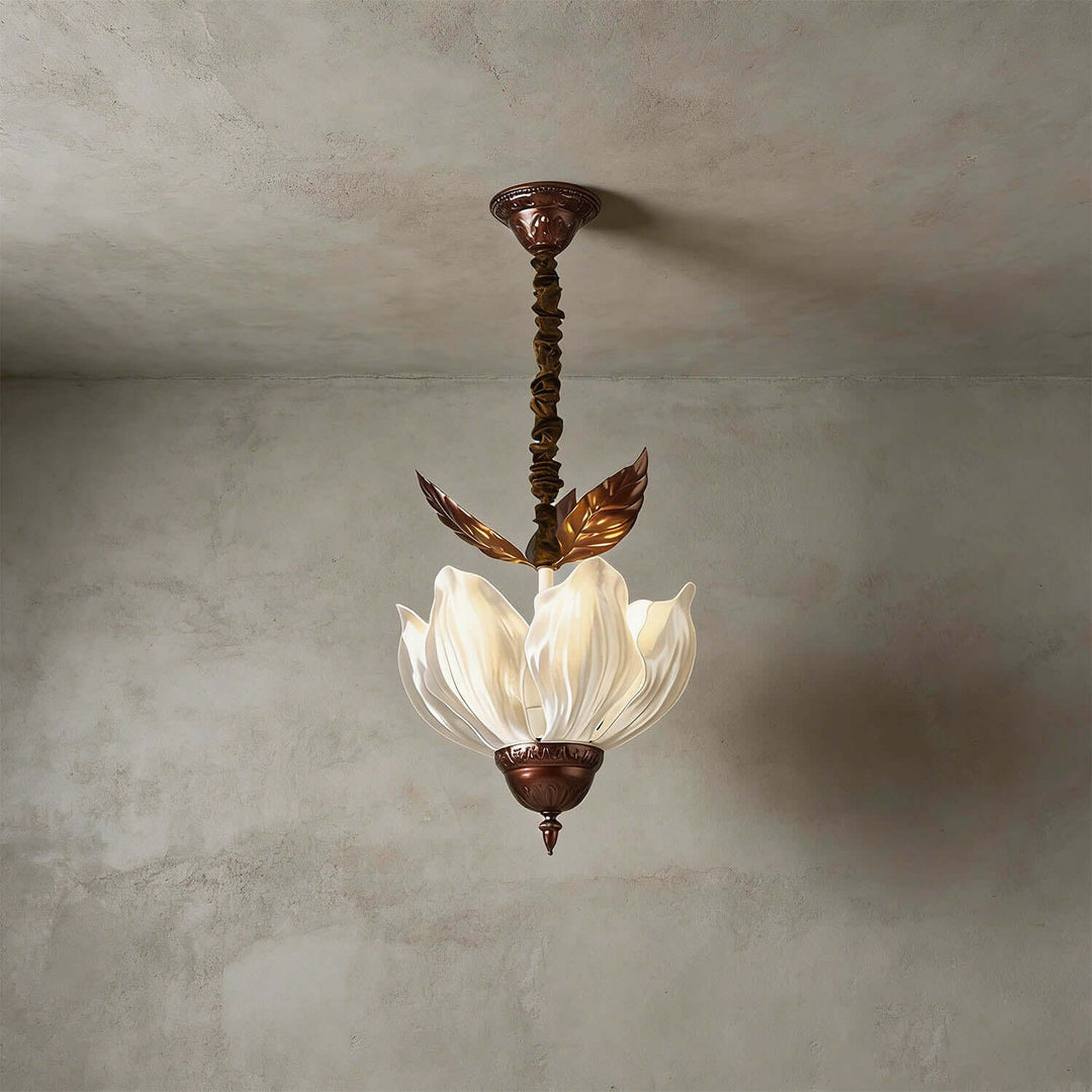 Veltra Chandelier – French Creative Petal Acrylic Light