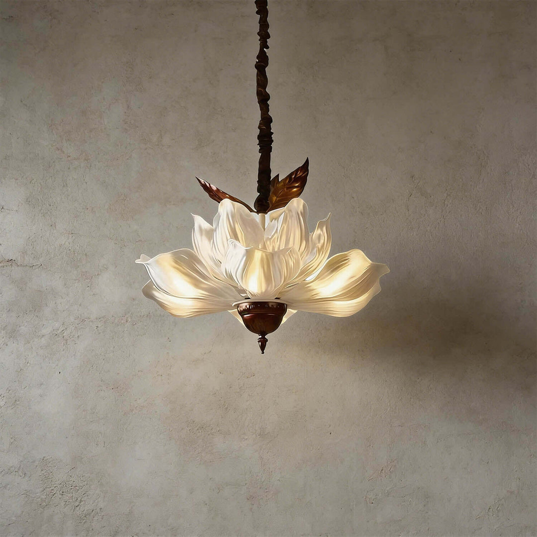 Veltra Chandelier – French Creative Petal Acrylic Light