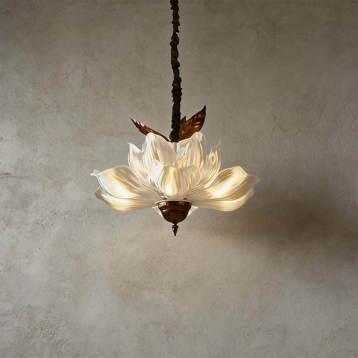 Veltra Chandelier – French Creative Petal Acrylic Light