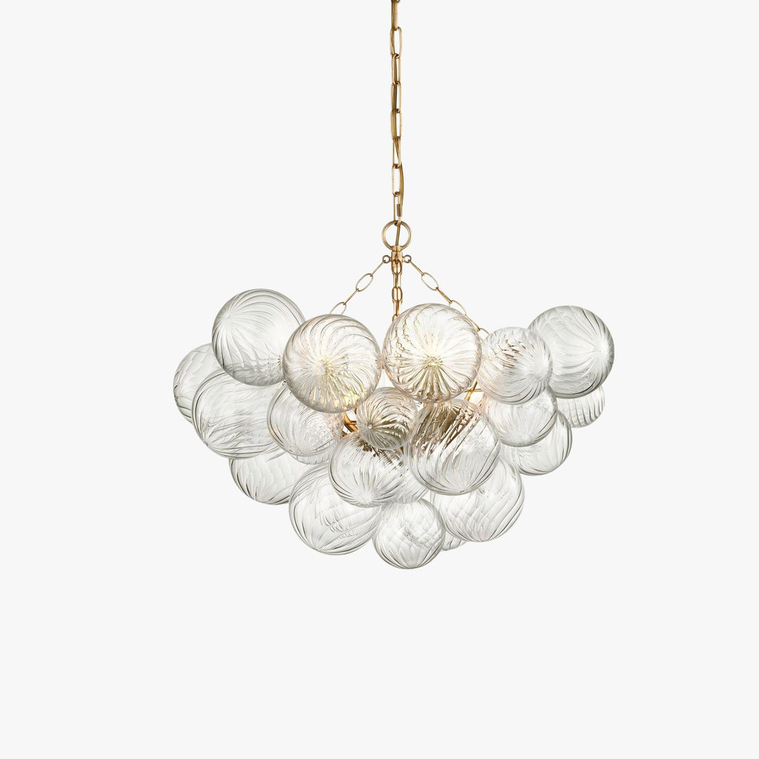Veluno Chandelier - Modern Glass Bubble Light for Living Room