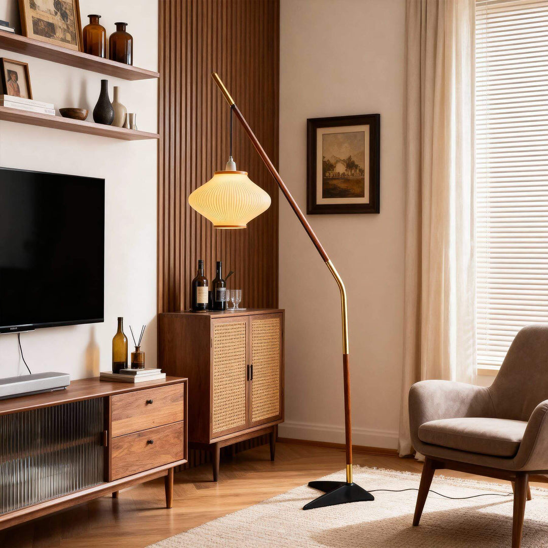 Venari Floor Lamp – Nordic Retro Acrylic Floor Lamp