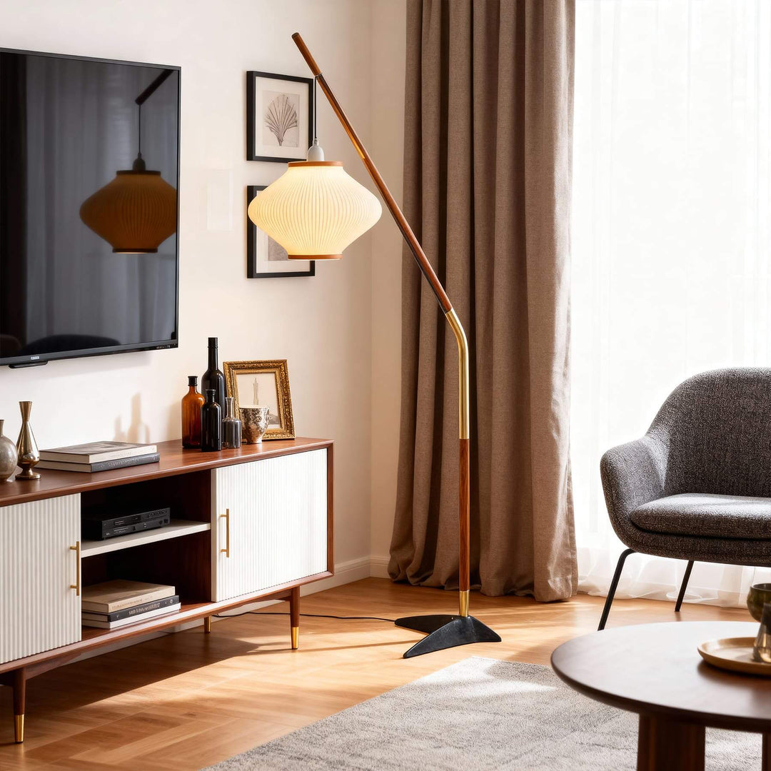 Venari Floor Lamp – Nordic Retro Acrylic Floor Lamp