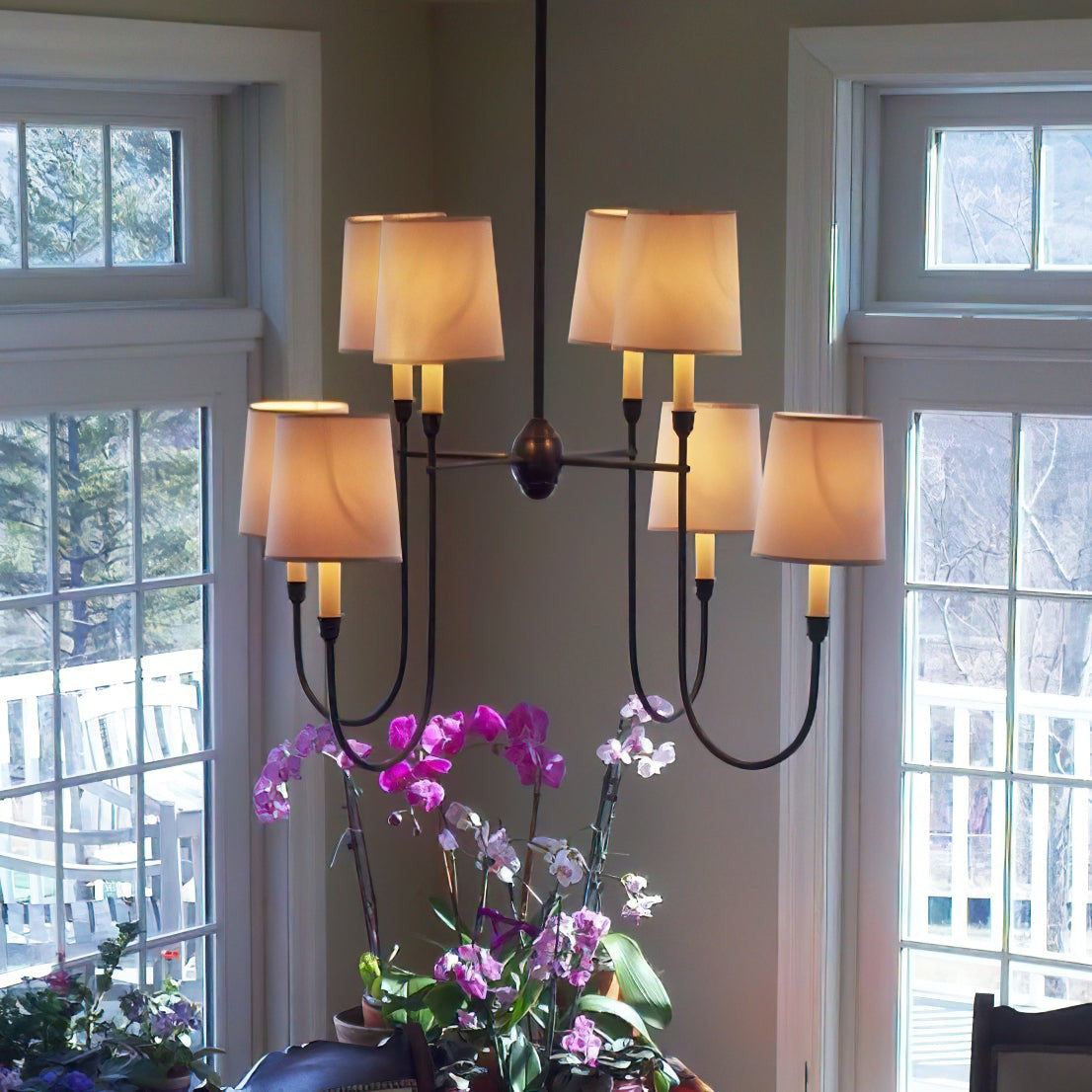 Vendome Brass Chandelier