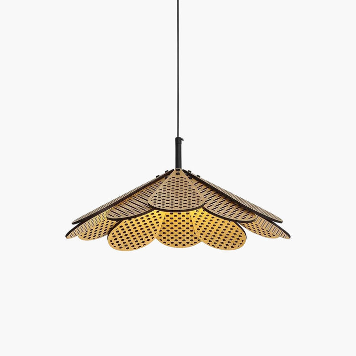 Vendra Pendant Light for Dining Room – Wabi-Sabi Wood Style