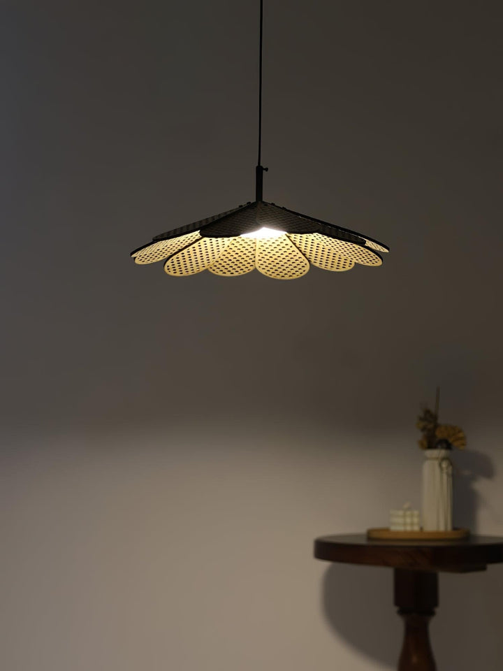 Vendra Pendant Light for Dining Room – Wabi-Sabi Wood Style