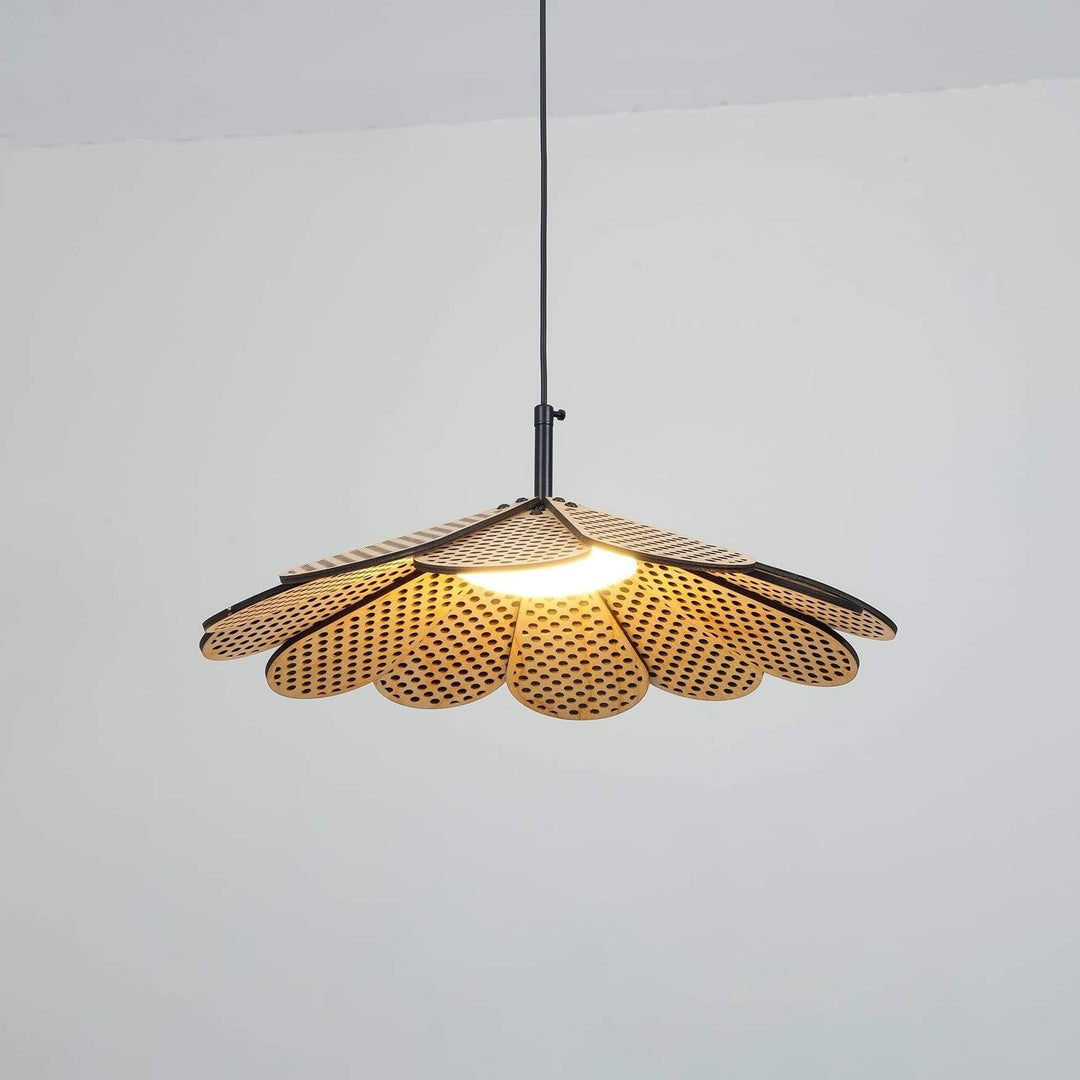 Vendra Pendant Light for Dining Room – Wabi-Sabi Wood Style