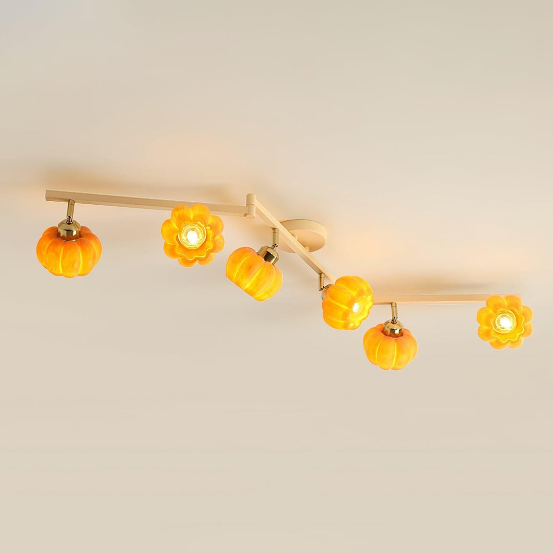 Venus Pumpkin Ceiling Lamp – Adjustable Multi-Head Light Fixture | Vinlighting | Vinlighting