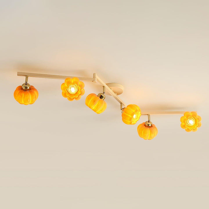 Venus Pumpkin Ceiling Lamp – Adjustable Multi-Head Light Fixture | Vinlighting | Vinlighting