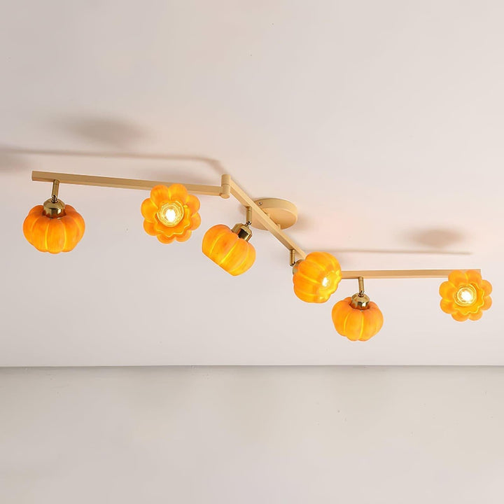 Venus Pumpkin Ceiling Lamp – Adjustable Multi-Head Light Fixture | Vinlighting | Vinlighting