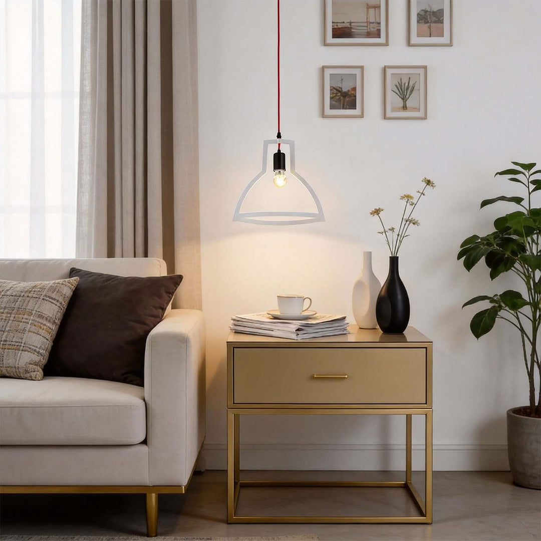Veqon Pendant Light - Nordic Minimalist Geometric Wood Light