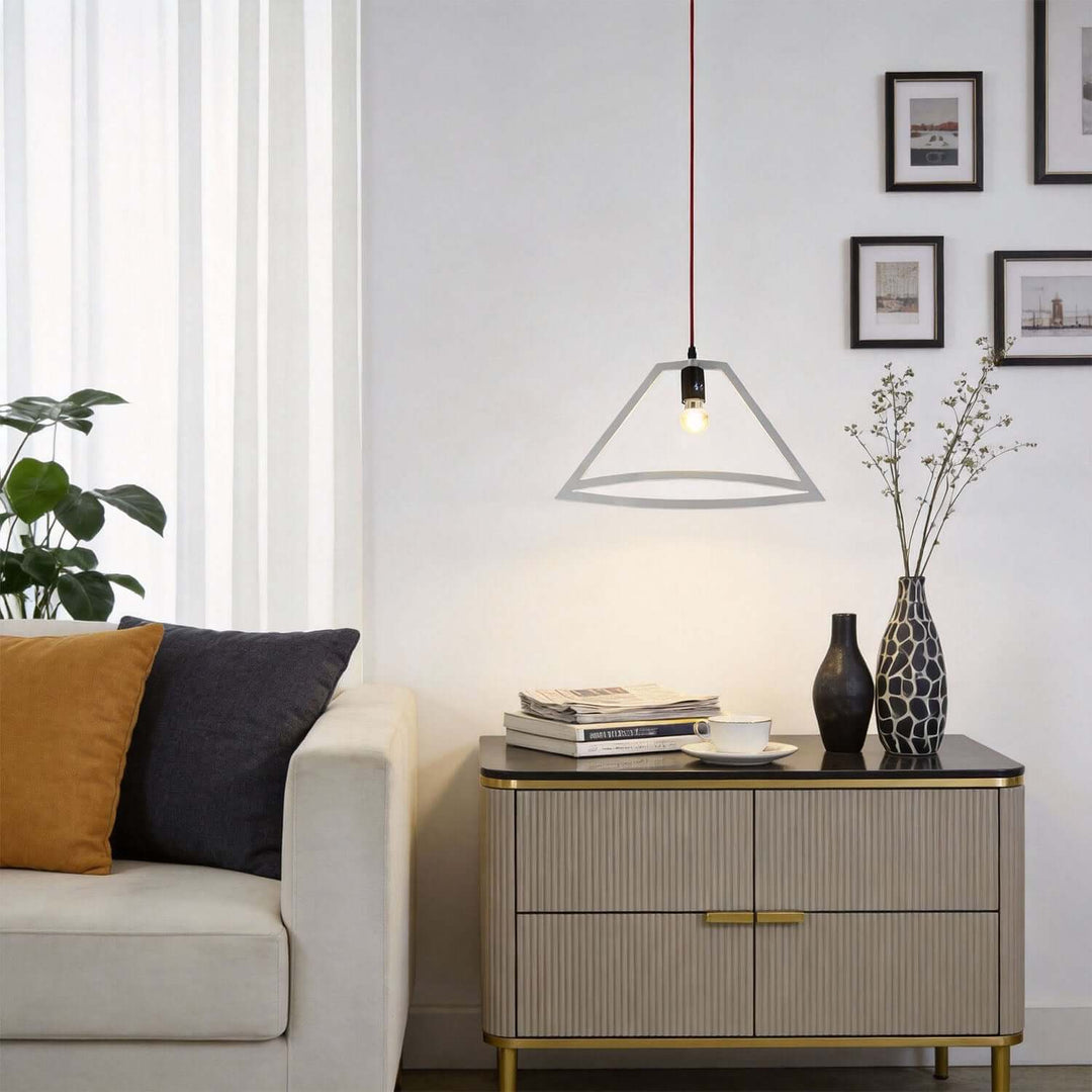 Veqon Pendant Light - Nordic Minimalist Geometric Wood Light