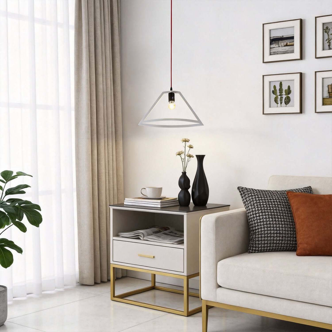Veqon Pendant Light - Nordic Minimalist Geometric Wood Light