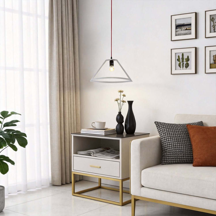 Veqon Pendant Light - Nordic Minimalist Geometric Wood Light