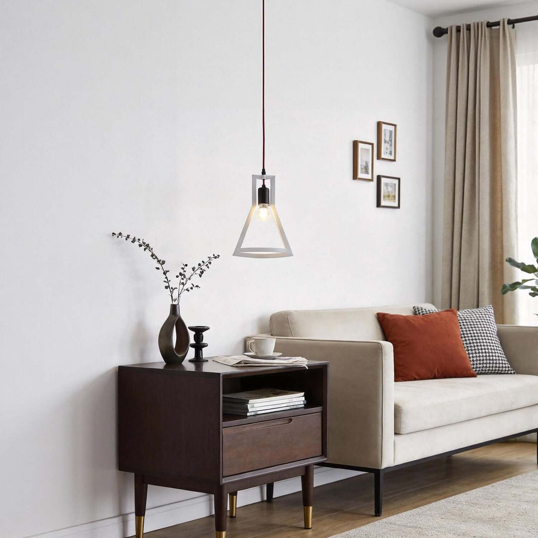 Veqon Pendant Light - Nordic Minimalist Geometric Wood Light