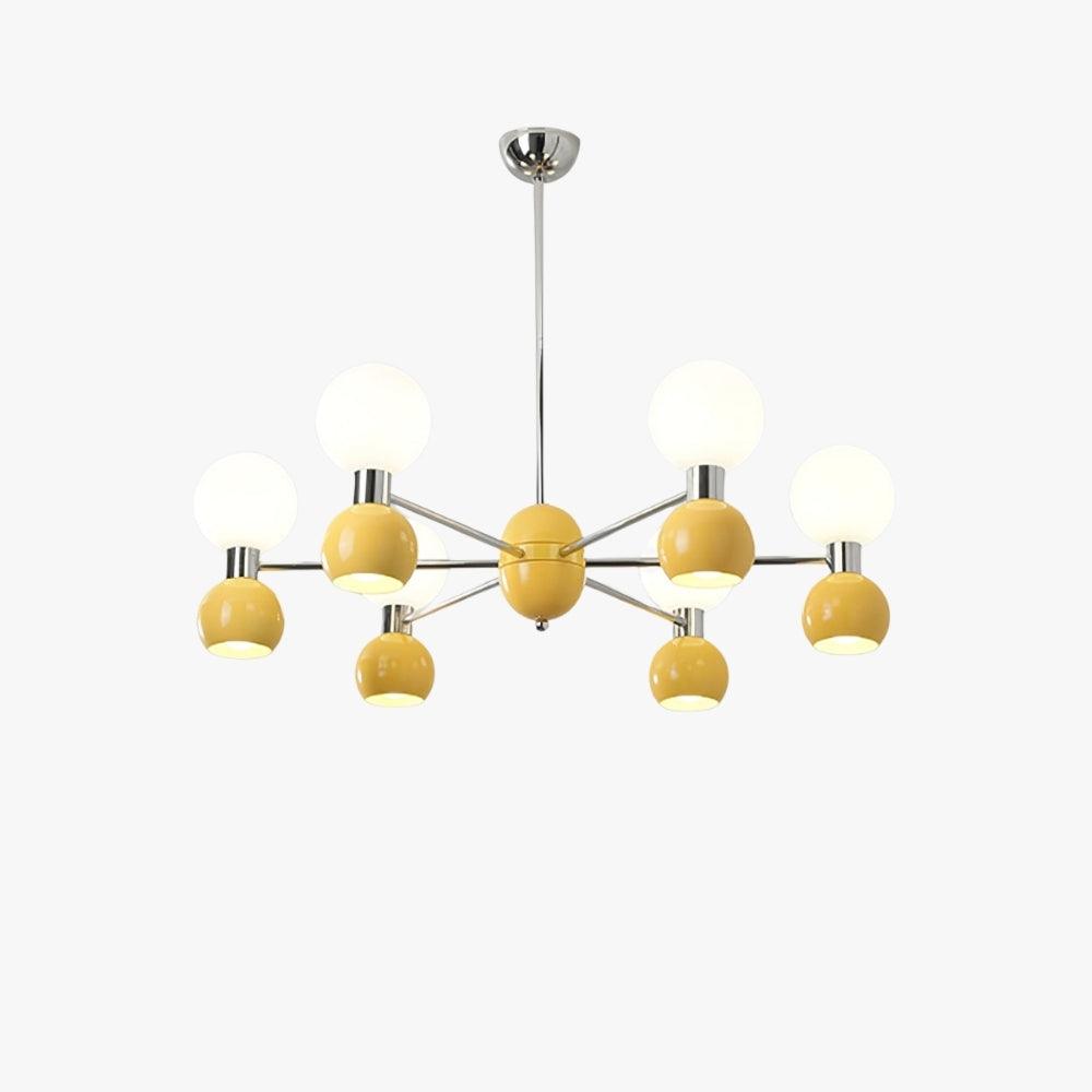 Vera Bicolor Chandelier | Modern Metal & Glass Ceiling Light | Vinlighting | Vinlighting