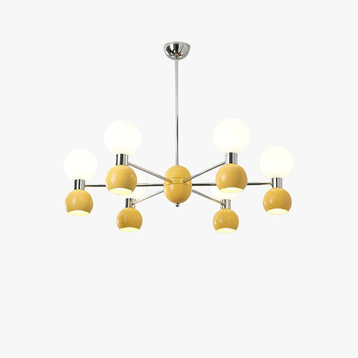 Vera Bicolor Chandelier | Modern Metal & Glass Ceiling Light | Vinlighting | Vinlighting
