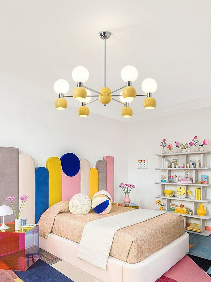 Vera Bicolor Chandelier | Modern Metal & Glass Ceiling Light | Vinlighting | Vinlighting
