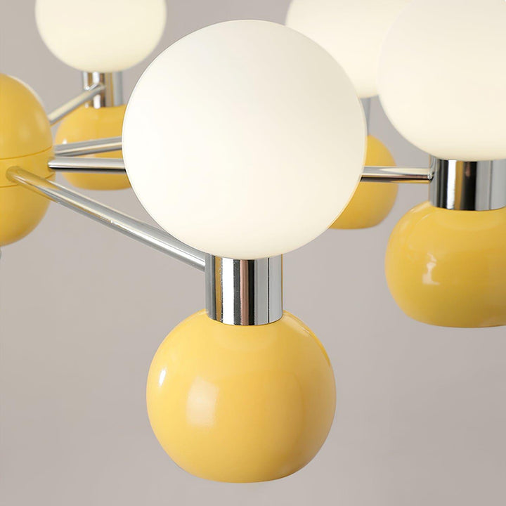 Vera Bicolor Chandelier | Modern Metal & Glass Ceiling Light | Vinlighting | Vinlighting