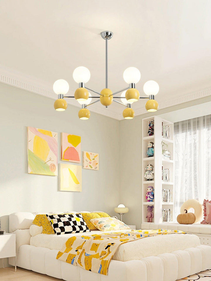 Vera Bicolor Chandelier | Modern Metal & Glass Ceiling Light | Vinlighting | Vinlighting