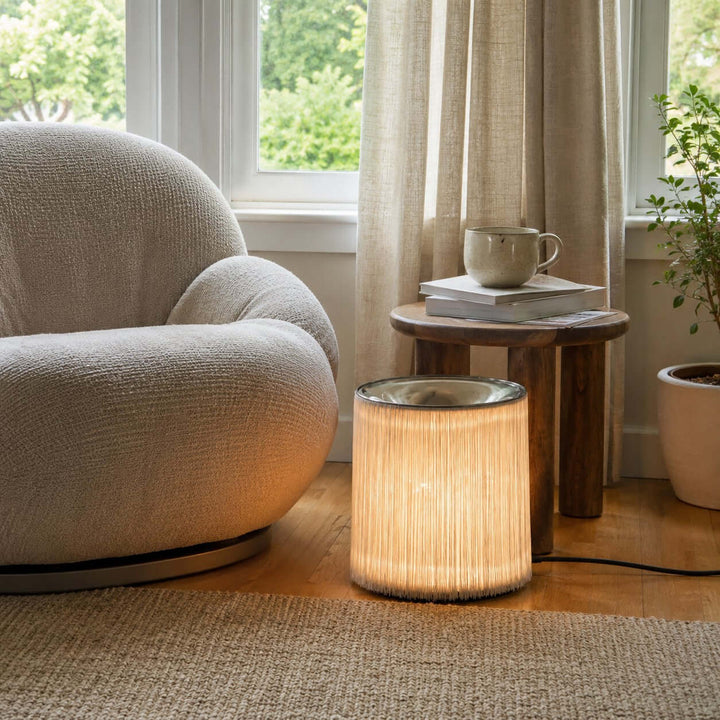 Verlune Table Lamp - Minimal Vintage Fringe Ambient Table Lamp | Vinlighting