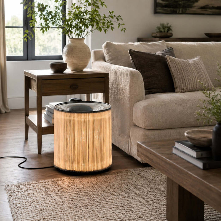 Verlune Table Lamp - Minimal Vintage Fringe Ambient Table Lamp | Vinlighting
