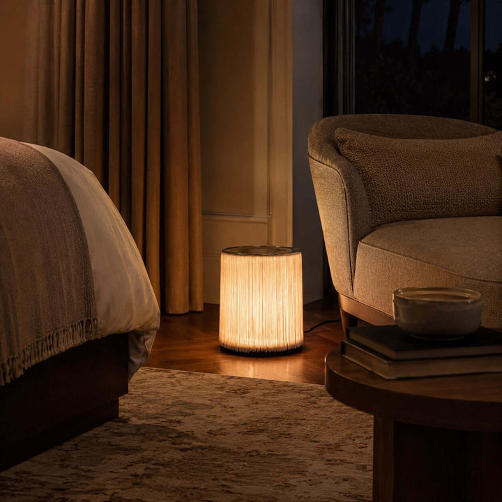 Verlune Table Lamp - Minimal Vintage Fringe Ambient Table Lamp | Vinlighting