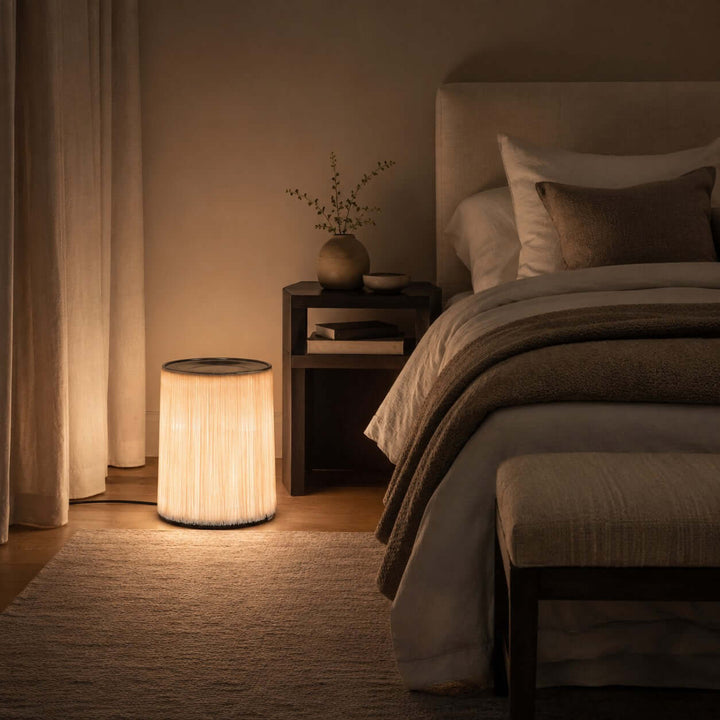 Verlune Table Lamp - Minimal Vintage Fringe Ambient Table Lamp | Vinlighting