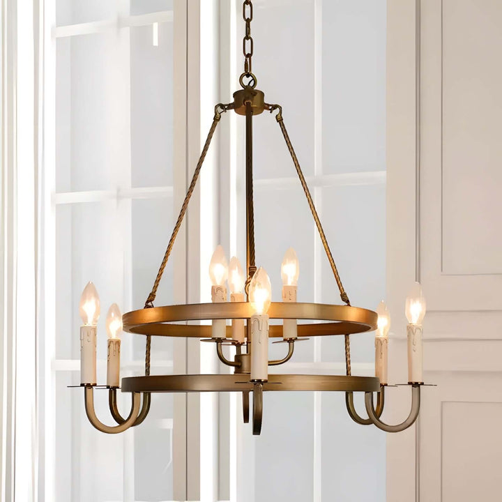 Verno Lavi Chandelier – Retro Dining Room Decorative Lamp