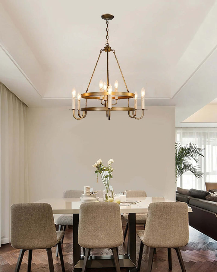 Verno Lavi Chandelier – Retro Dining Room Decorative Lamp