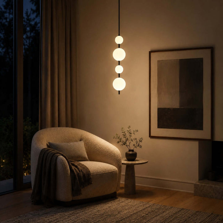 Vertical Globe Pendant Lamp