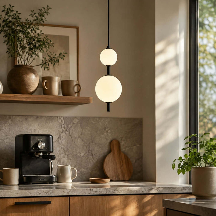 Vertical Globe Pendant Lamp
