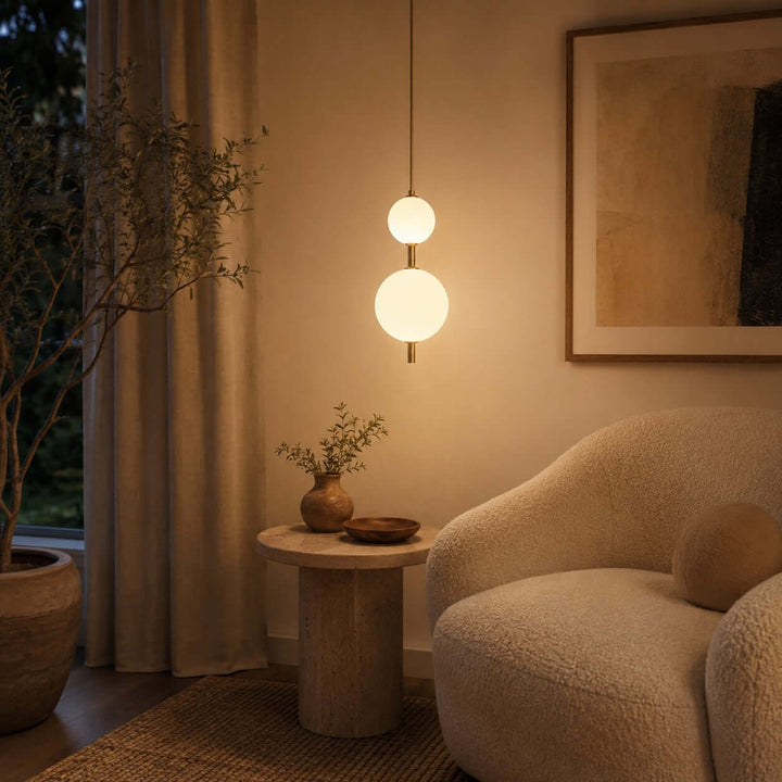 Vertical Globe Pendant Lamp