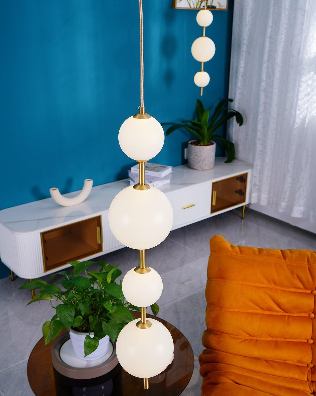 Vertical Globe Pendant Lamp - Vinlighting