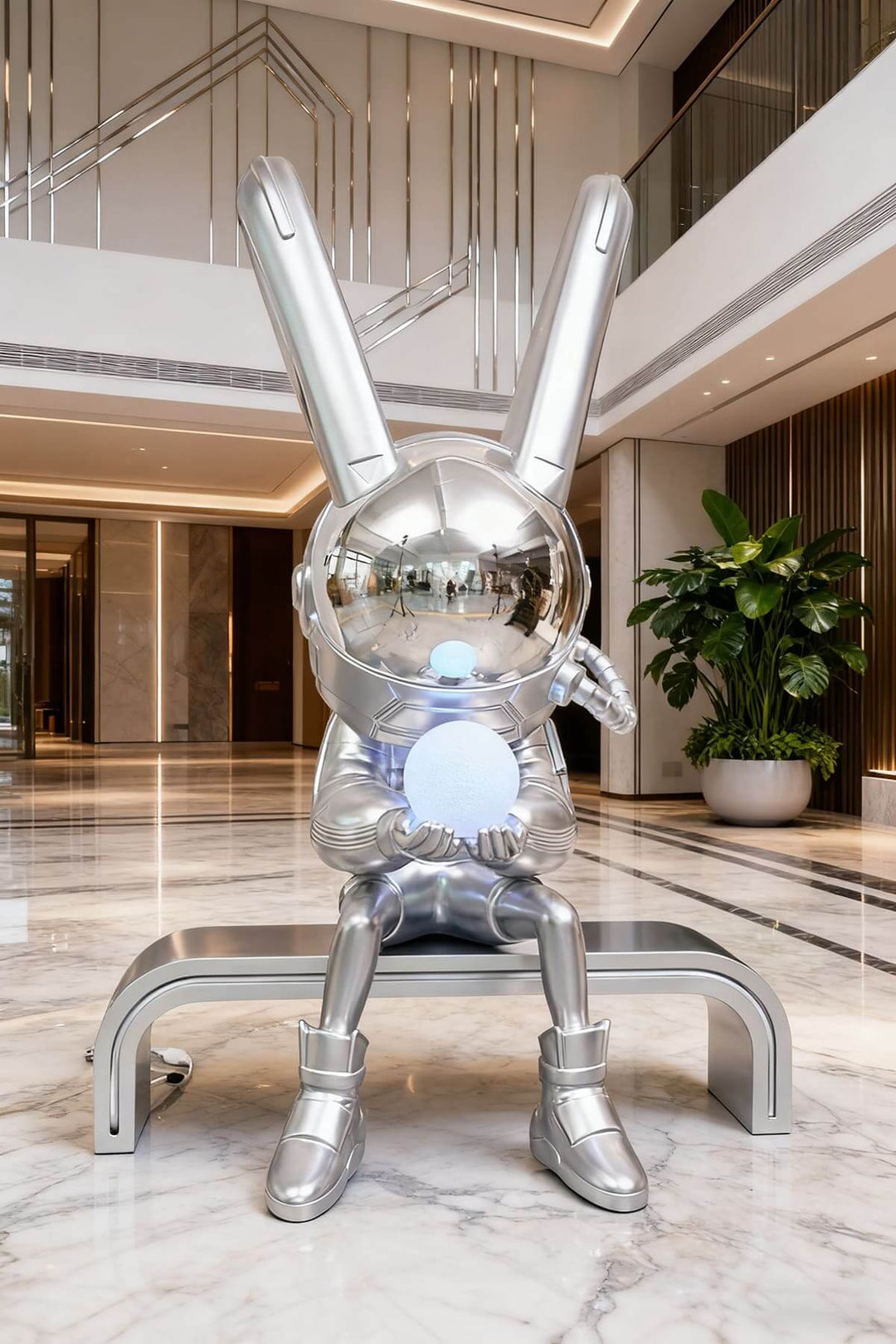 Vesali Art Deco Floor Lamp – Living Room Decorative Sculpture