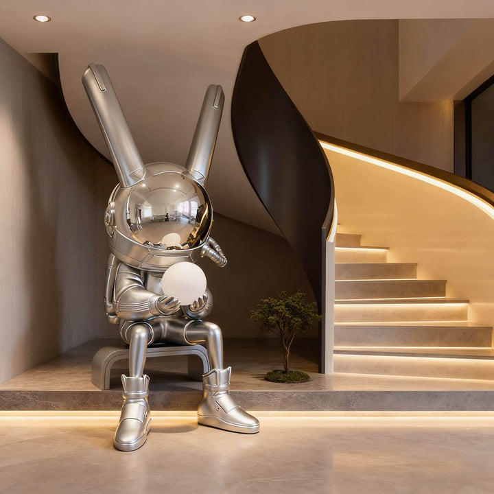 Vesali Art Deco Floor Lamp – Living Room Decorative Sculpture