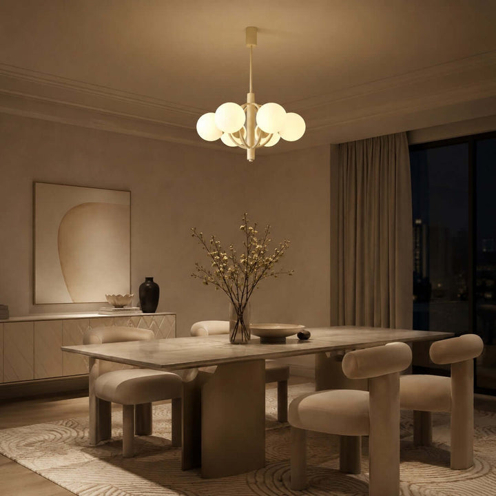 Vesper Chandelier - Modern Minimalist Glass Chandelier for Bedroom | Vinlighting