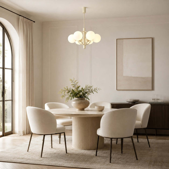 Vesper Chandelier - Modern Minimalist Glass Chandelier for Bedroom | Vinlighting