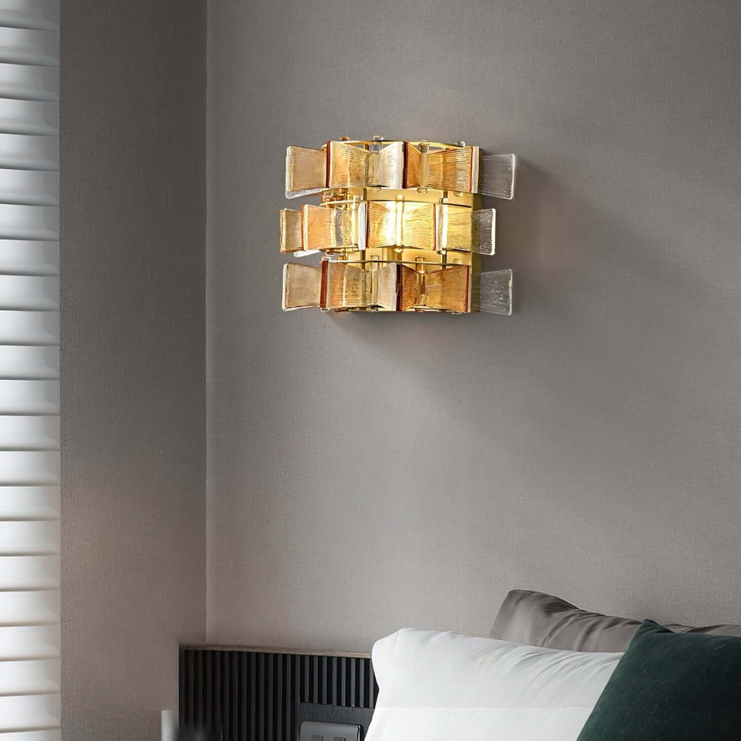 Vexano Wall Lamp – Luxurious & Minimalist Art Glass Light